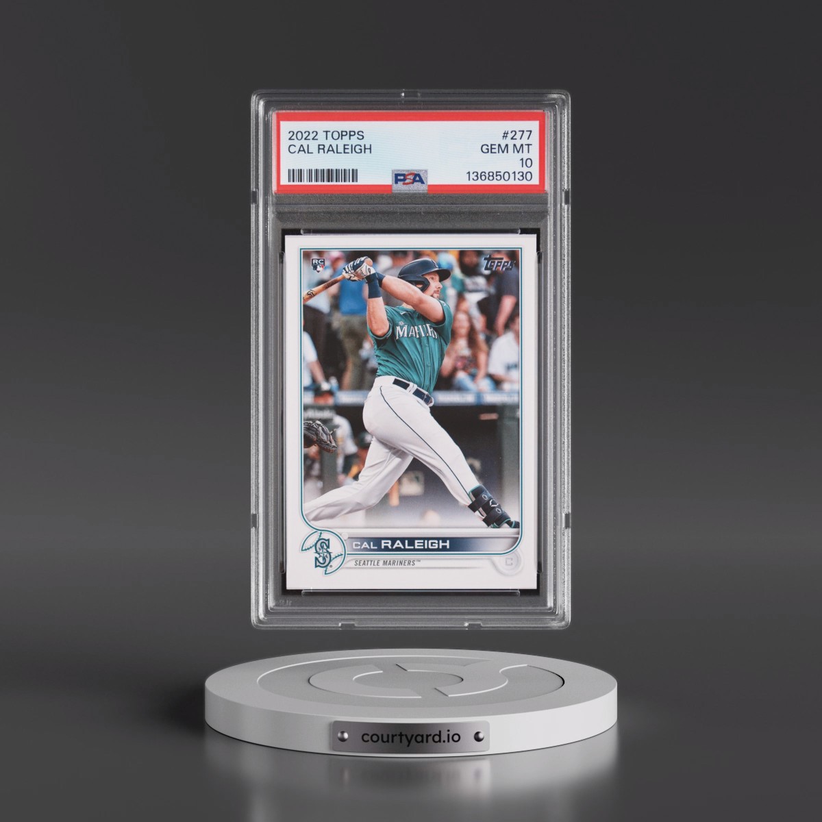 2022 Topps #277 Cal Raleigh (PSA 10 GEM MINT)