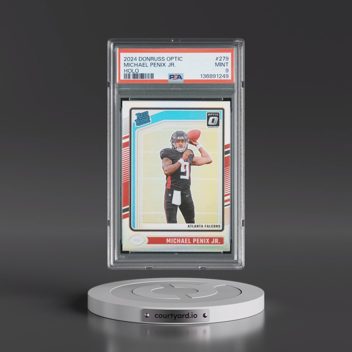 2024 Panini Donruss Optic #279 Michael Penix Jr. - Holo (PSA 9 MINT)