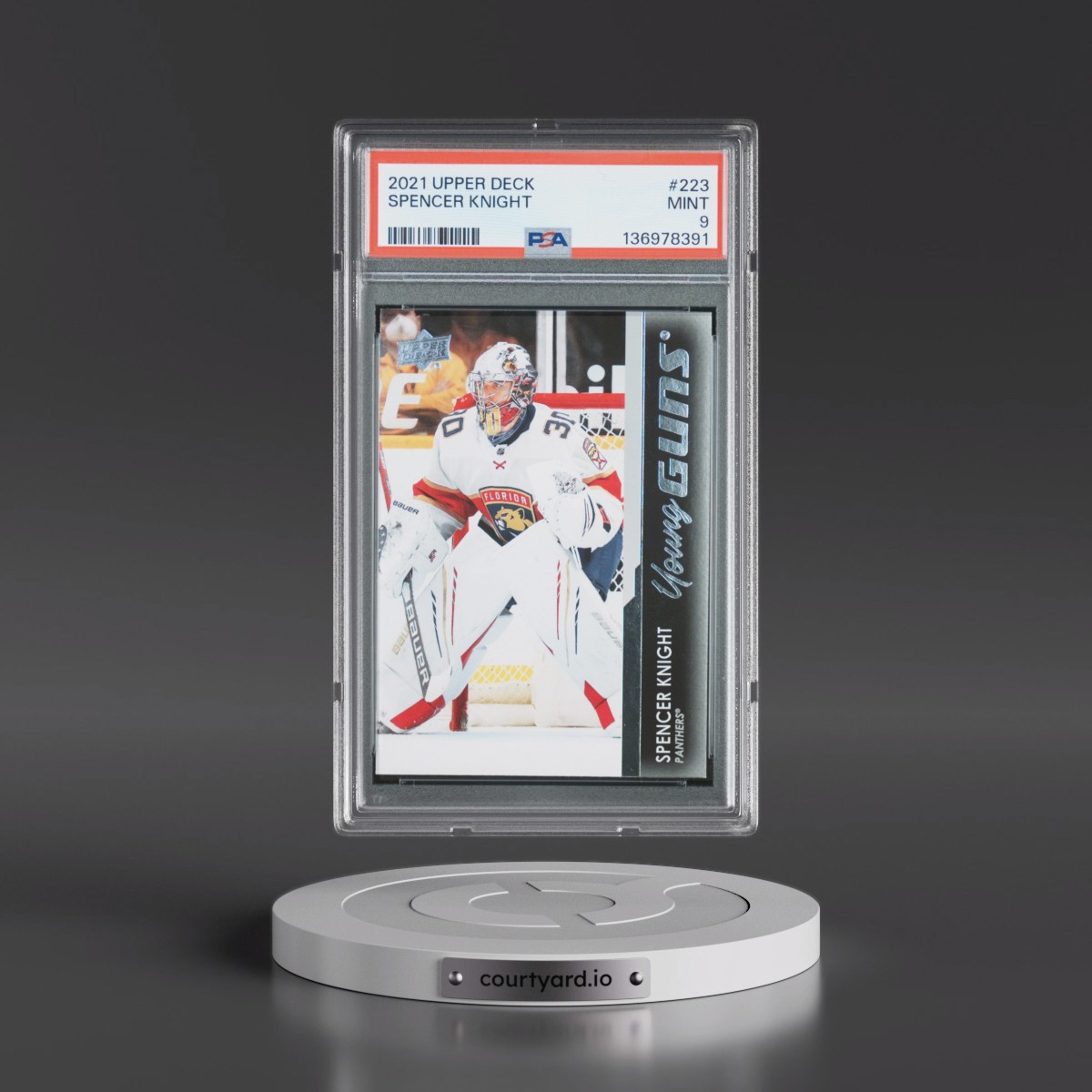 2021 Upper Deck Spencer Knight #223 PSA 9