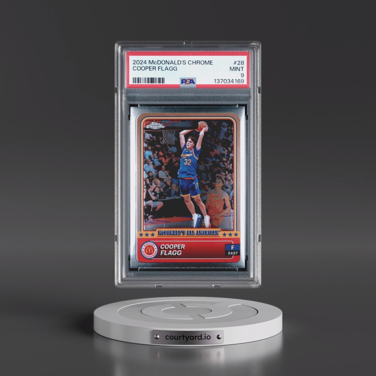 2024 Topps Chrome McDonald's All American #28 Cooper Flagg (PSA 9 MINT)