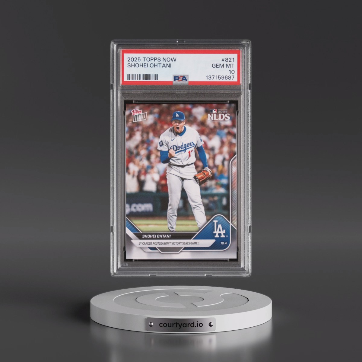 2025 Topps Now #821 Shohei Ohtani (PSA 10 GEM MINT)