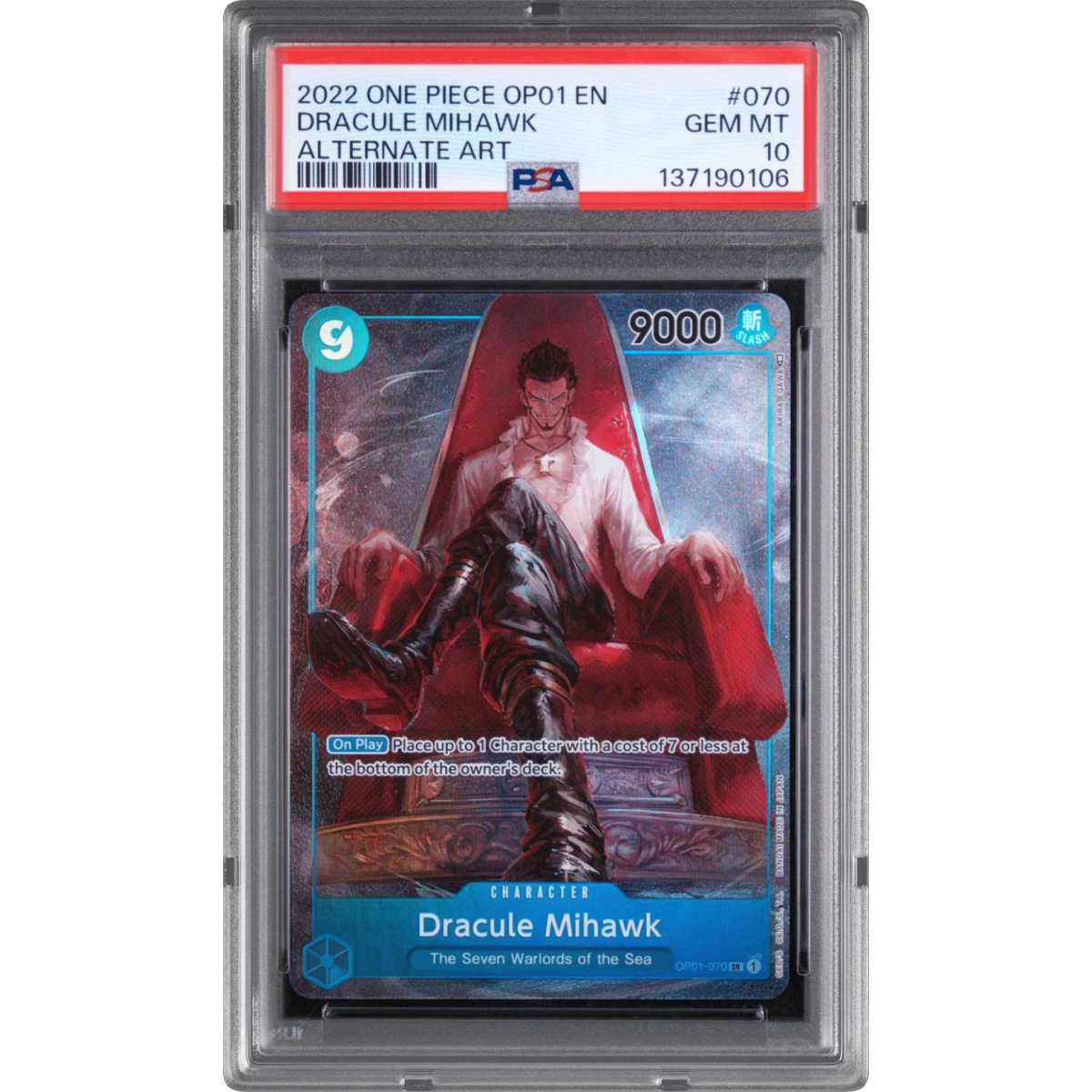 Dracule Mihawk card artwork