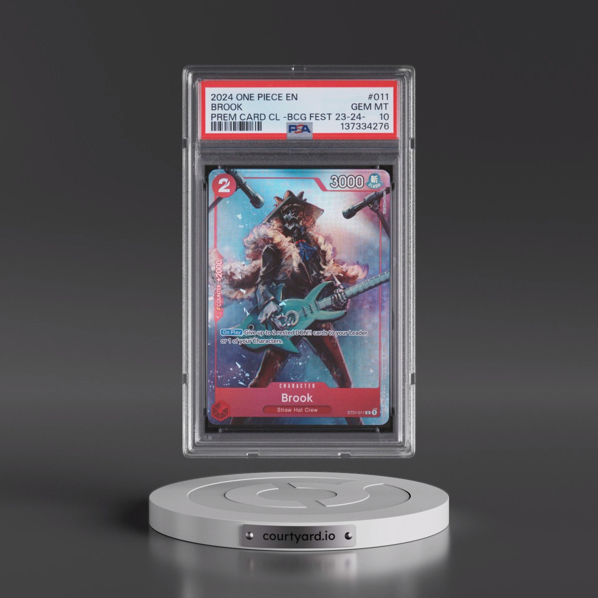 2024 One Piece Premium Card Collection -Bandai Card Games Fest 23-24 Edition #011 Brook (PSA 10 GEM MINT)