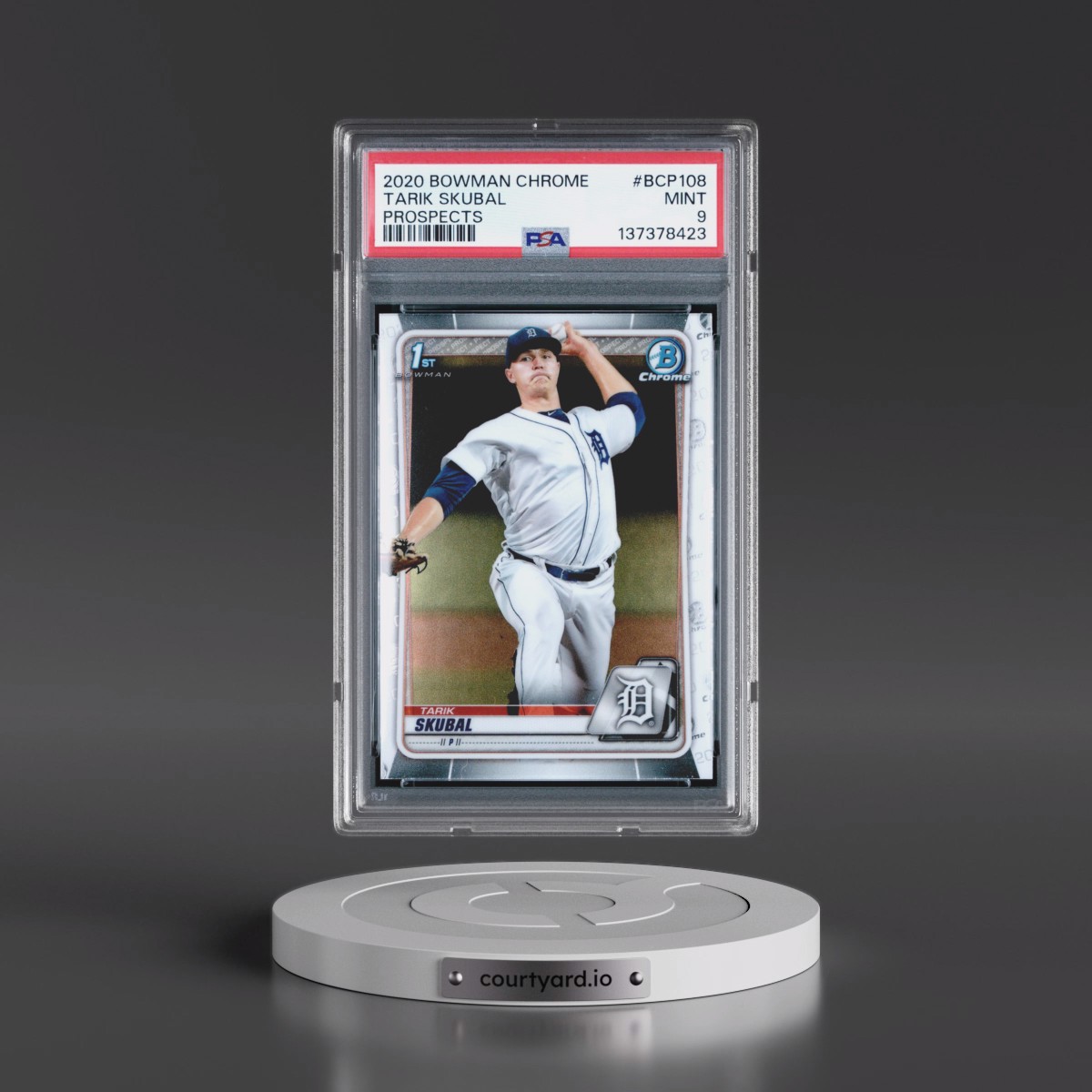 2020 Bowman Chrome Prospects #BCP108 Tarik Skubal (PSA 9 MINT)