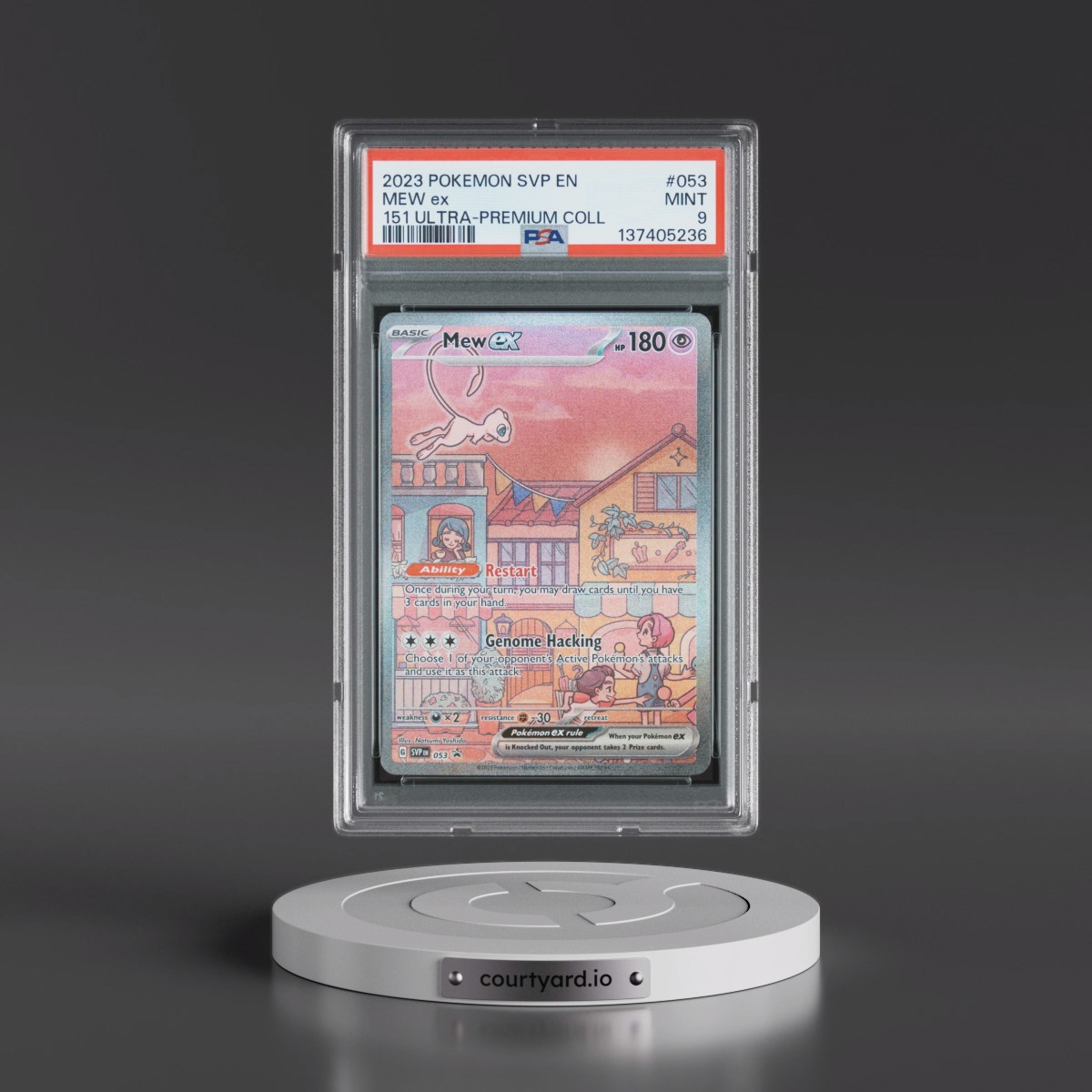 2023 Pokémon Svp EN-SV Black Star Promo #053 Mew EX - Holo 151 Ultra-Premium Collection (PSA 9 MINT)