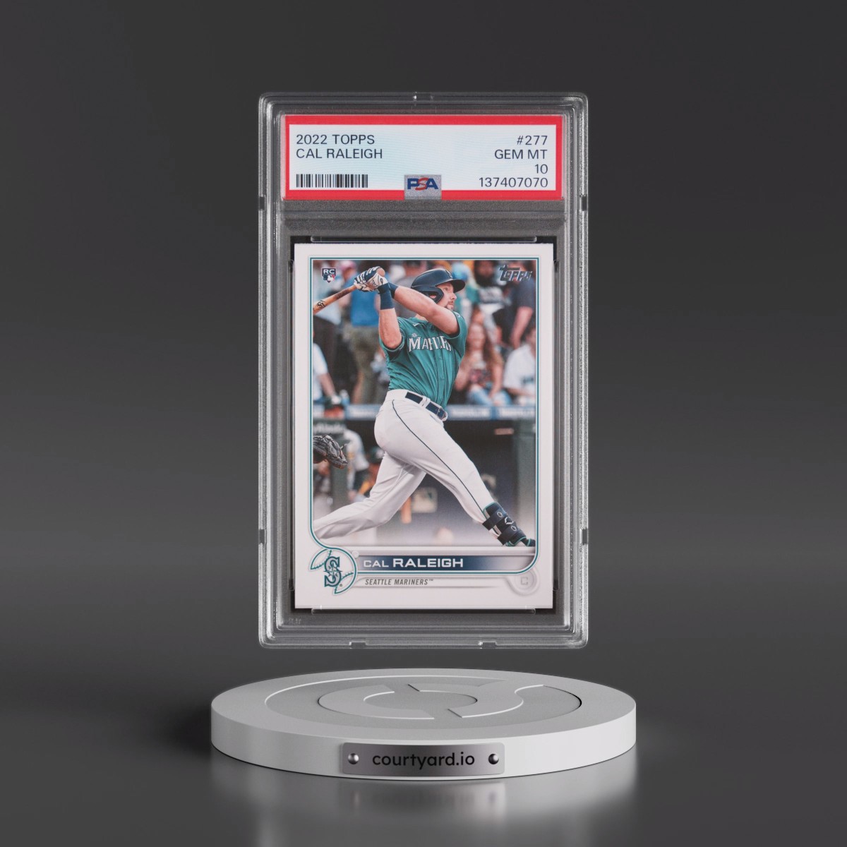 2022 Topps #277 Cal Raleigh (PSA 10 GEM MINT)