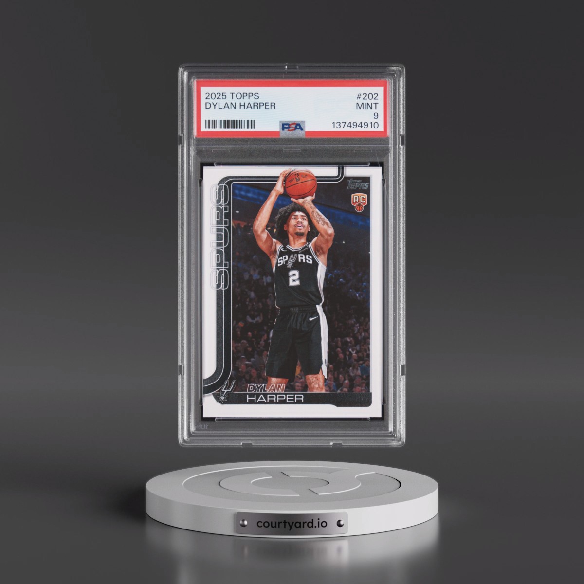 2025 Topps #202 Dylan Harper (PSA 9 MINT)