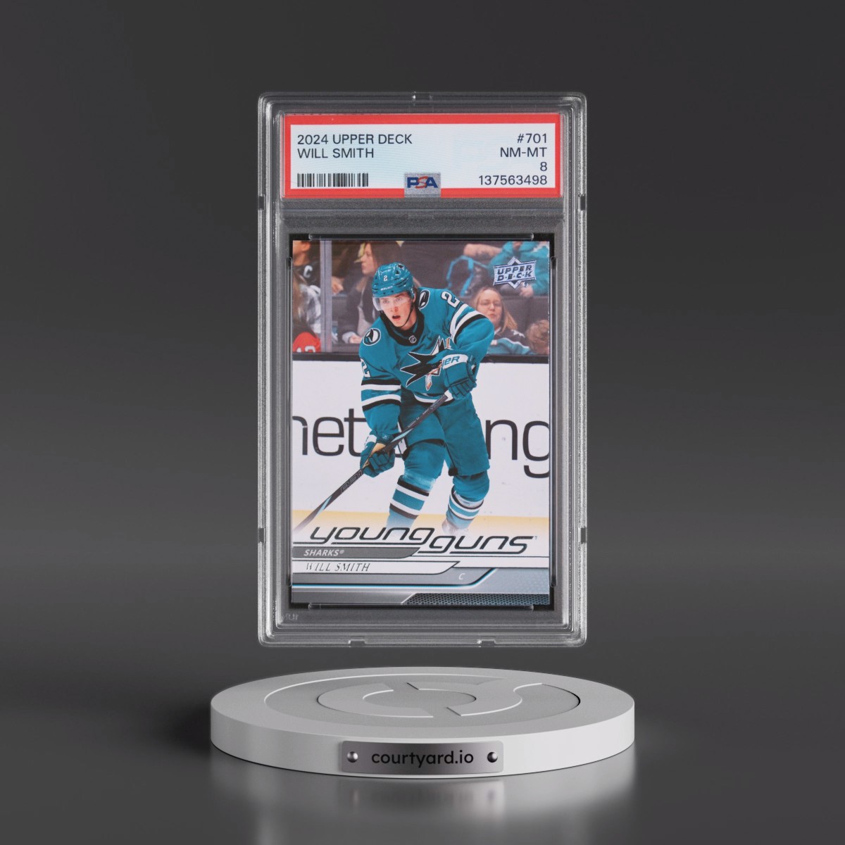 2024 Upper Deck Will Smith #701 PSA 8