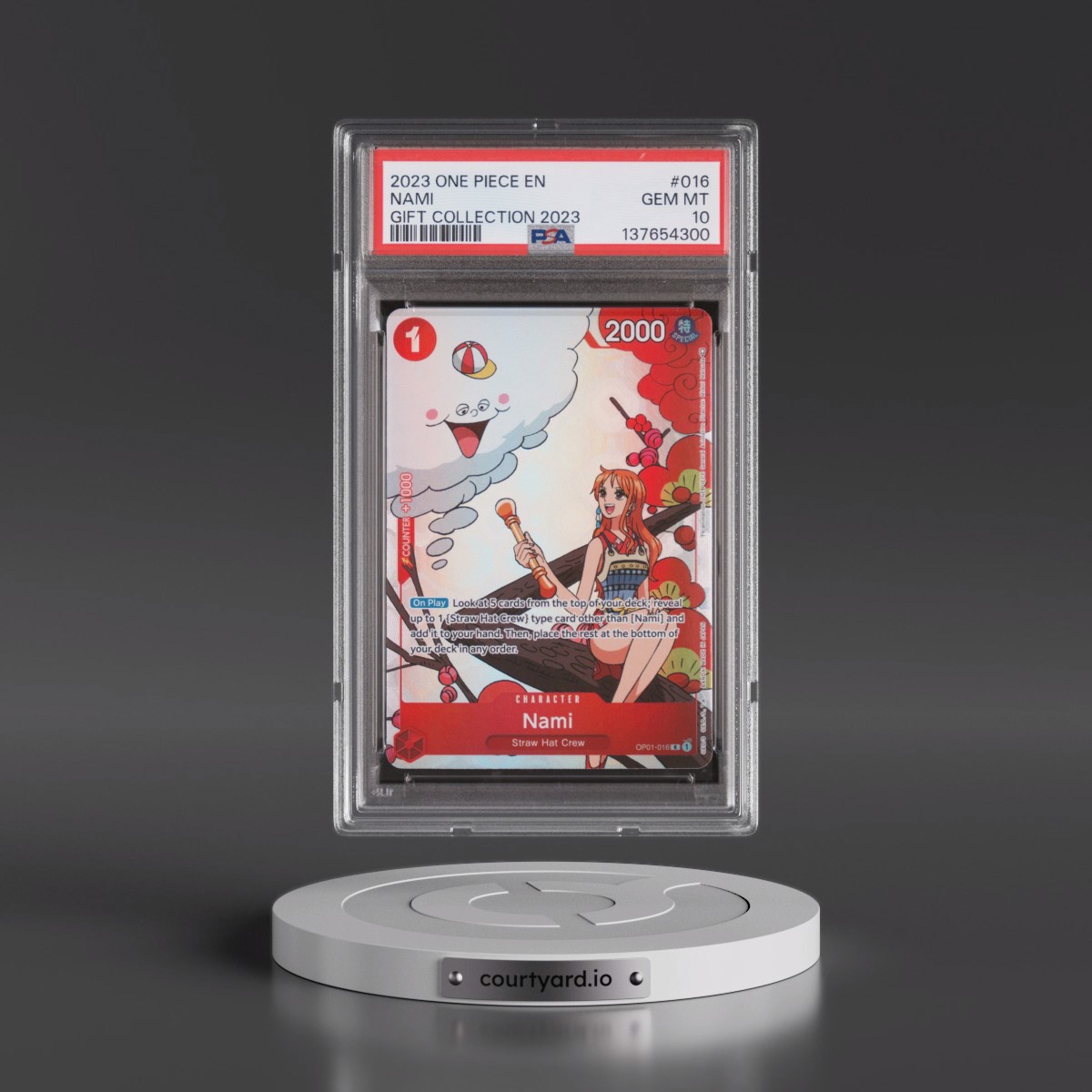 2023 One Piece Gift Collection 2023 #016 Nami (PSA 10 GEM MINT)