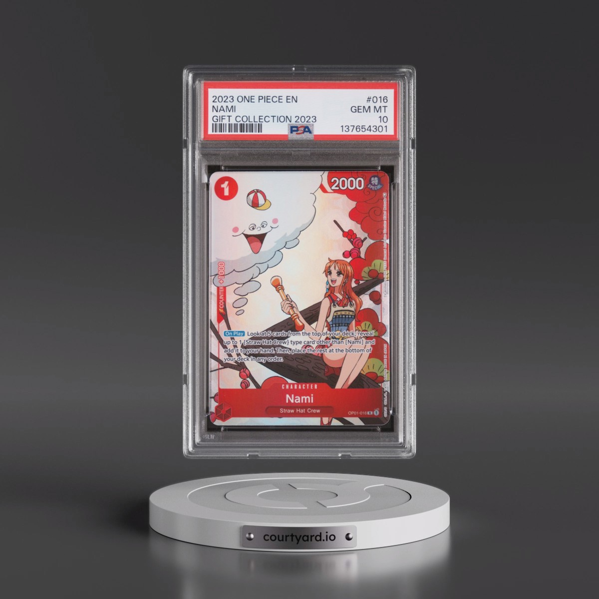 2023 One Piece Gift Collection 2023 #016 Nami (PSA 10 GEM MINT)