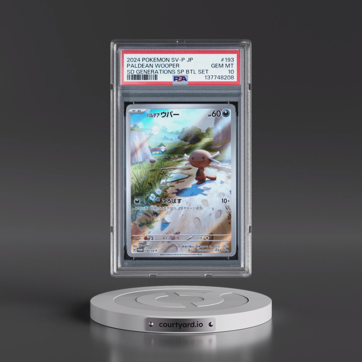 2024 Pokémon SV-P Promo #193 Paldean Wooper - Start Deck Generations Special Battle Set (PSA 10 GEM MINT)