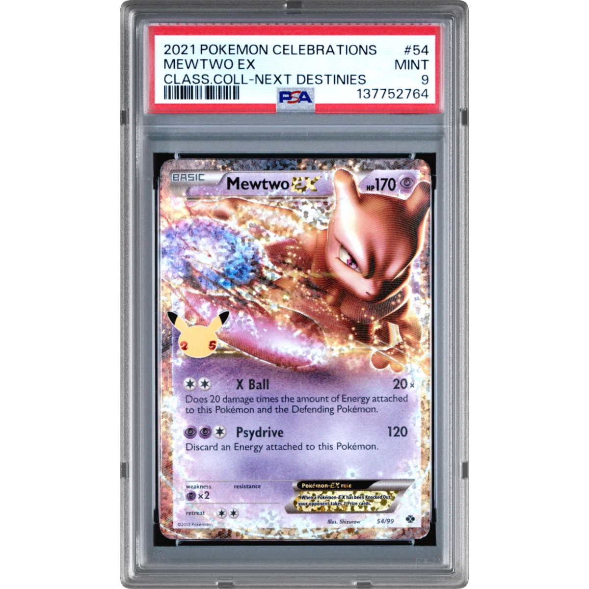 Pokémon Celebrations Mewtwo