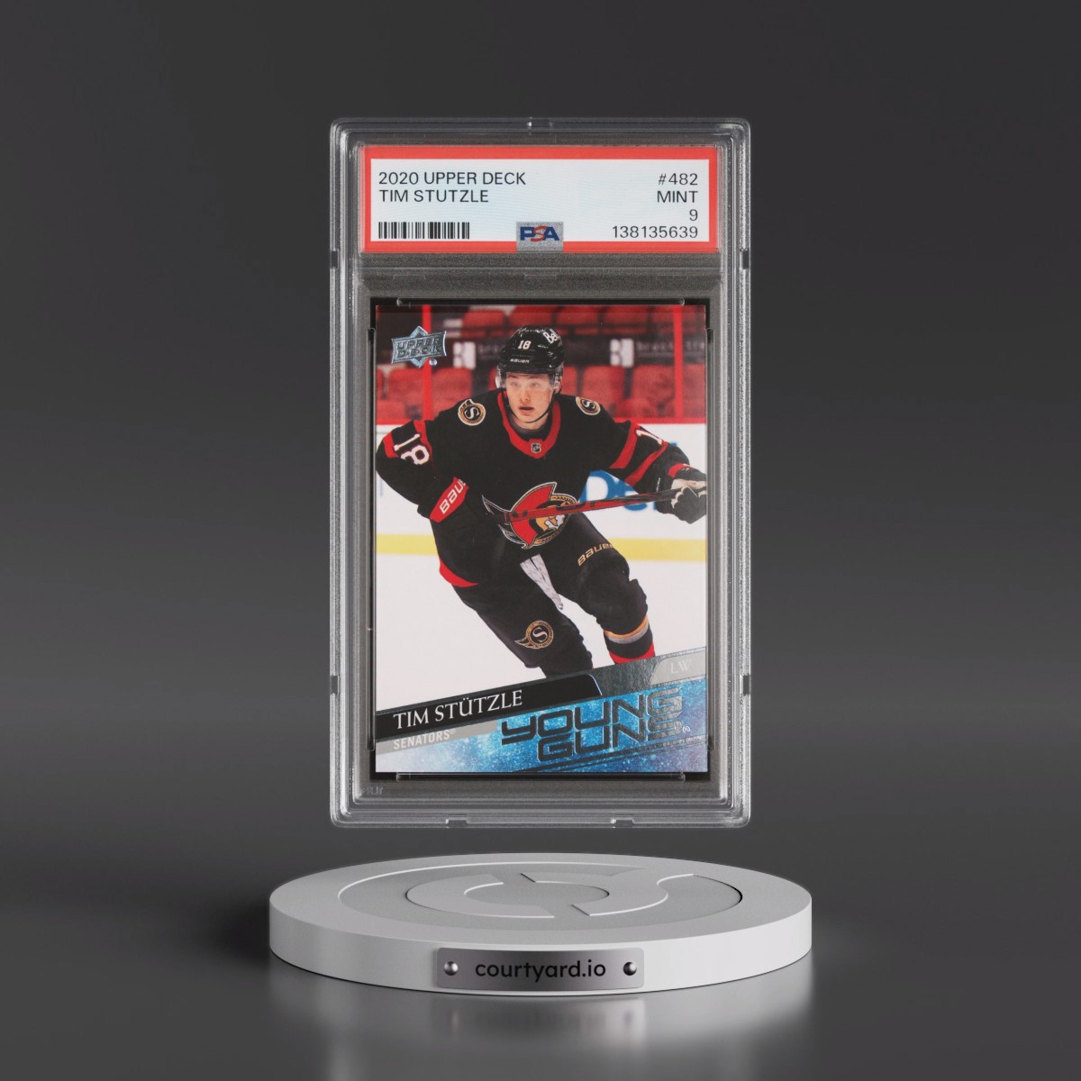 2020 Upper Deck #482 Tim Stutzle (PSA 9 MINT)