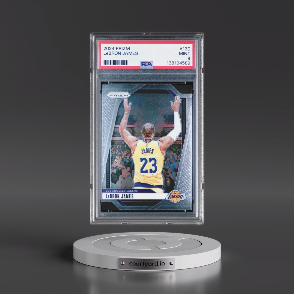 2024 Panini Prizm #130 LeBron James (PSA 9 MINT)