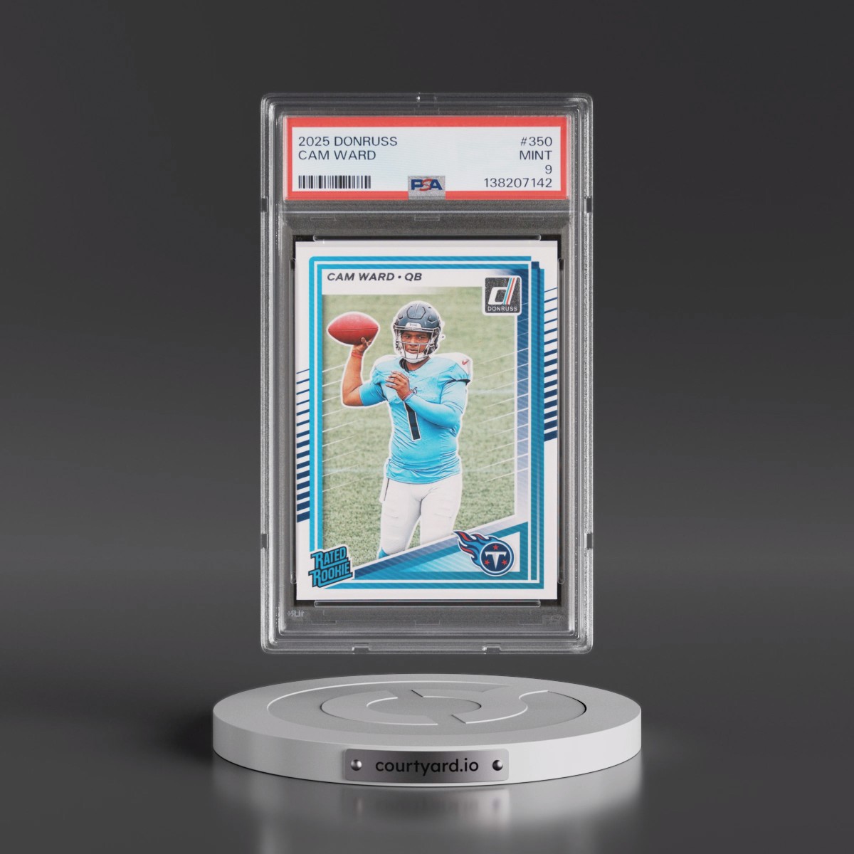 2025 Panini Donruss #350 Cam Ward (PSA 9 MINT)