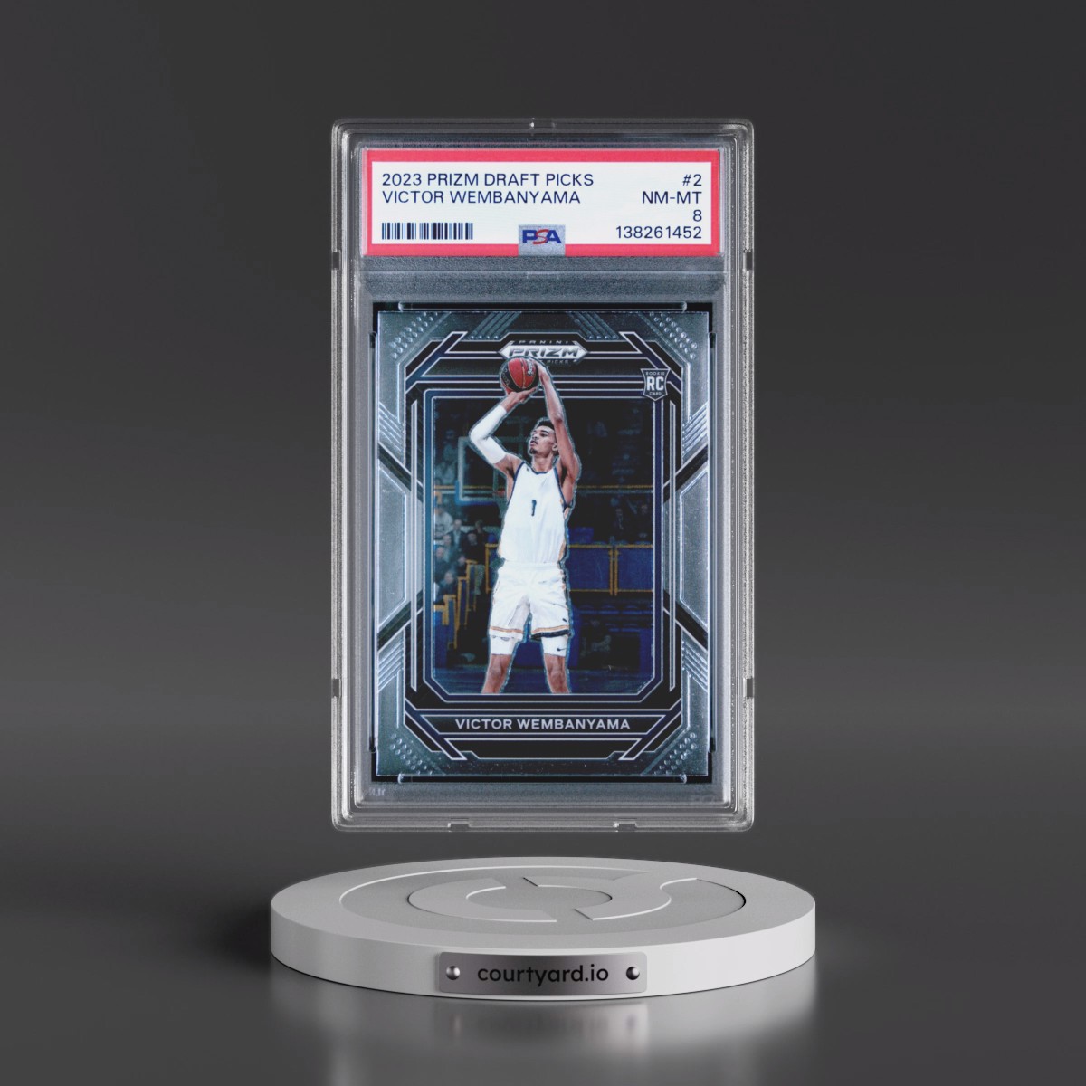 2023 Panini Prizm Draft Picks #2 Victor Wembanyama (PSA 8 NM-MT)