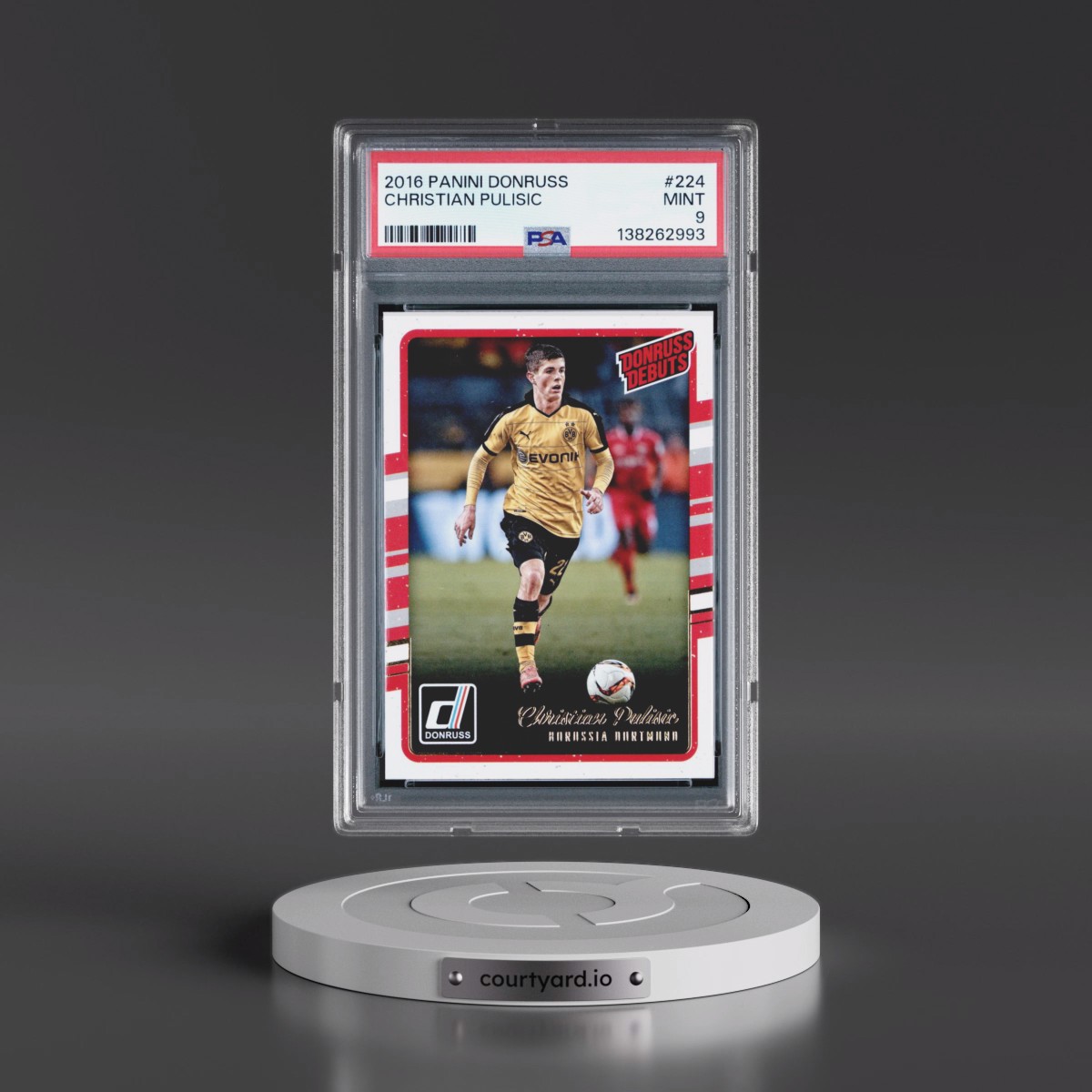2016 Panini Donruss #224 Christian Pulisic (PSA 9 MINT)