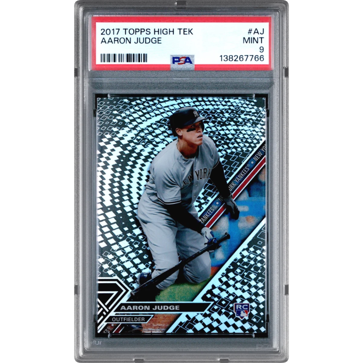 2017 Topps High Tek #AJ Aaron Judge (PSA 9 MINT)