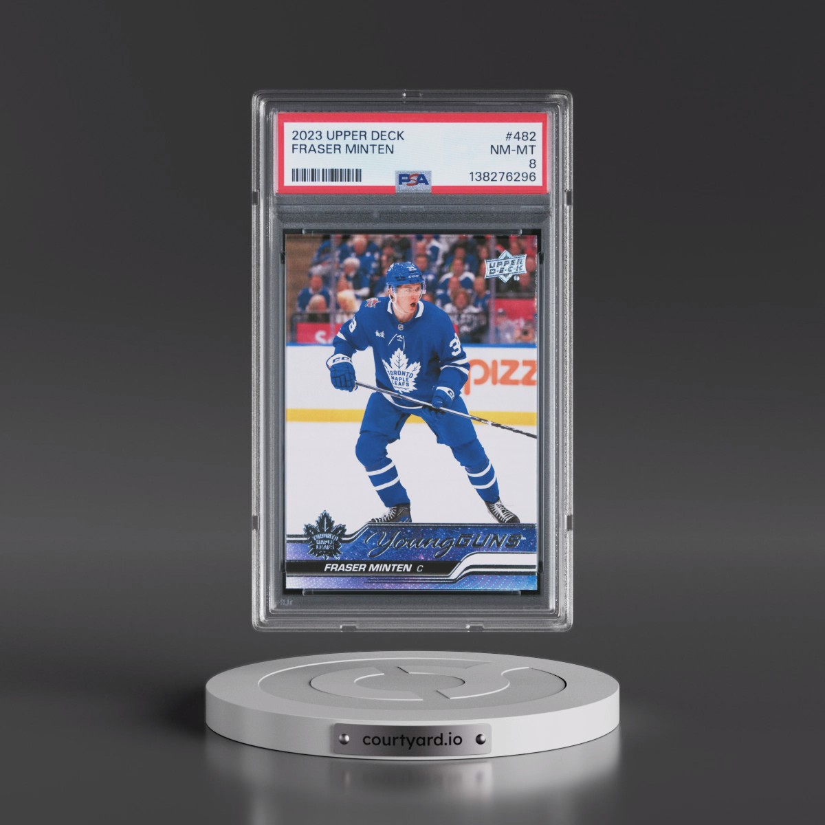 2023 Upper Deck #482 Fraser Minten (PSA 8 NM-MT)