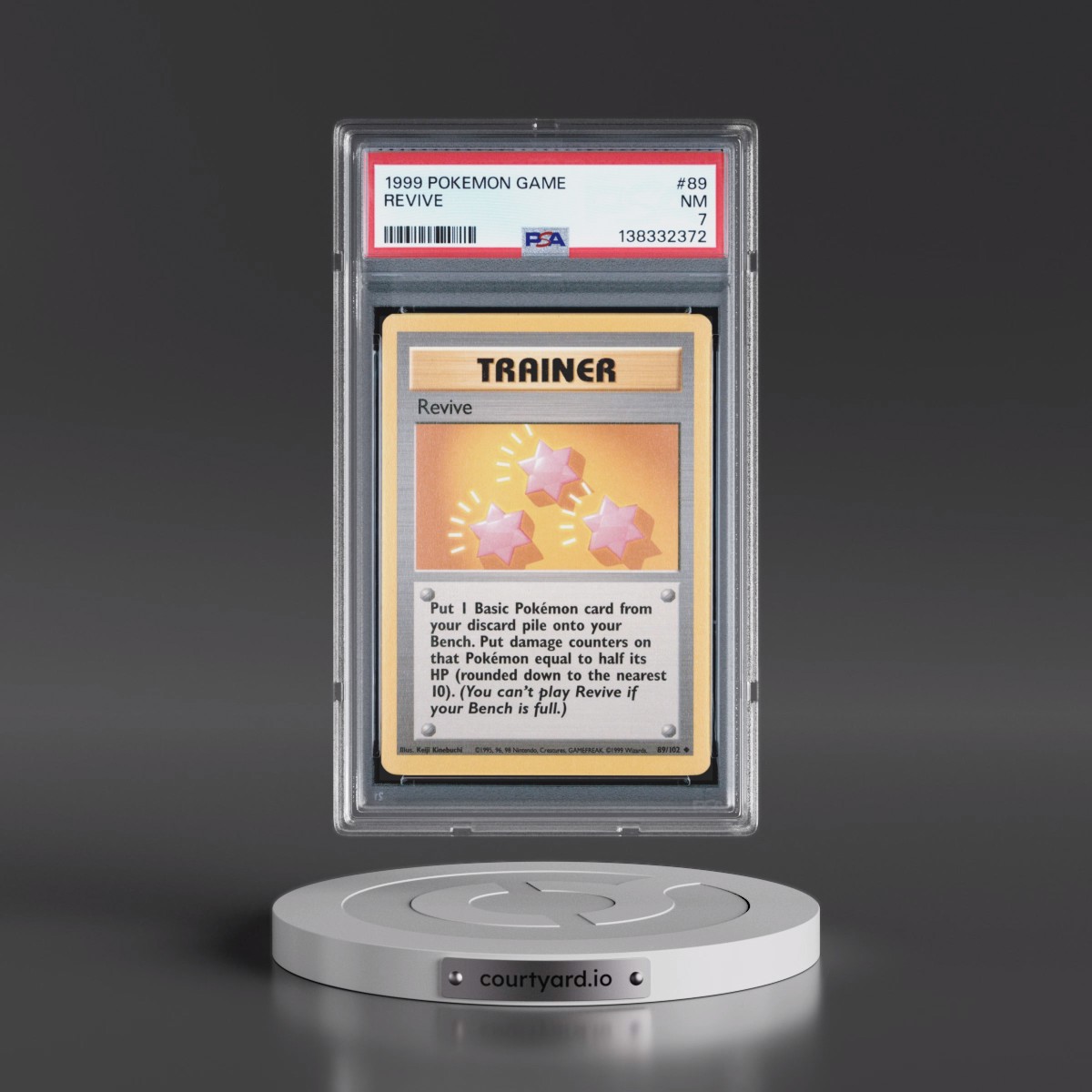 1999 Pokémon Game #89 Revive (PSA 7 NM)