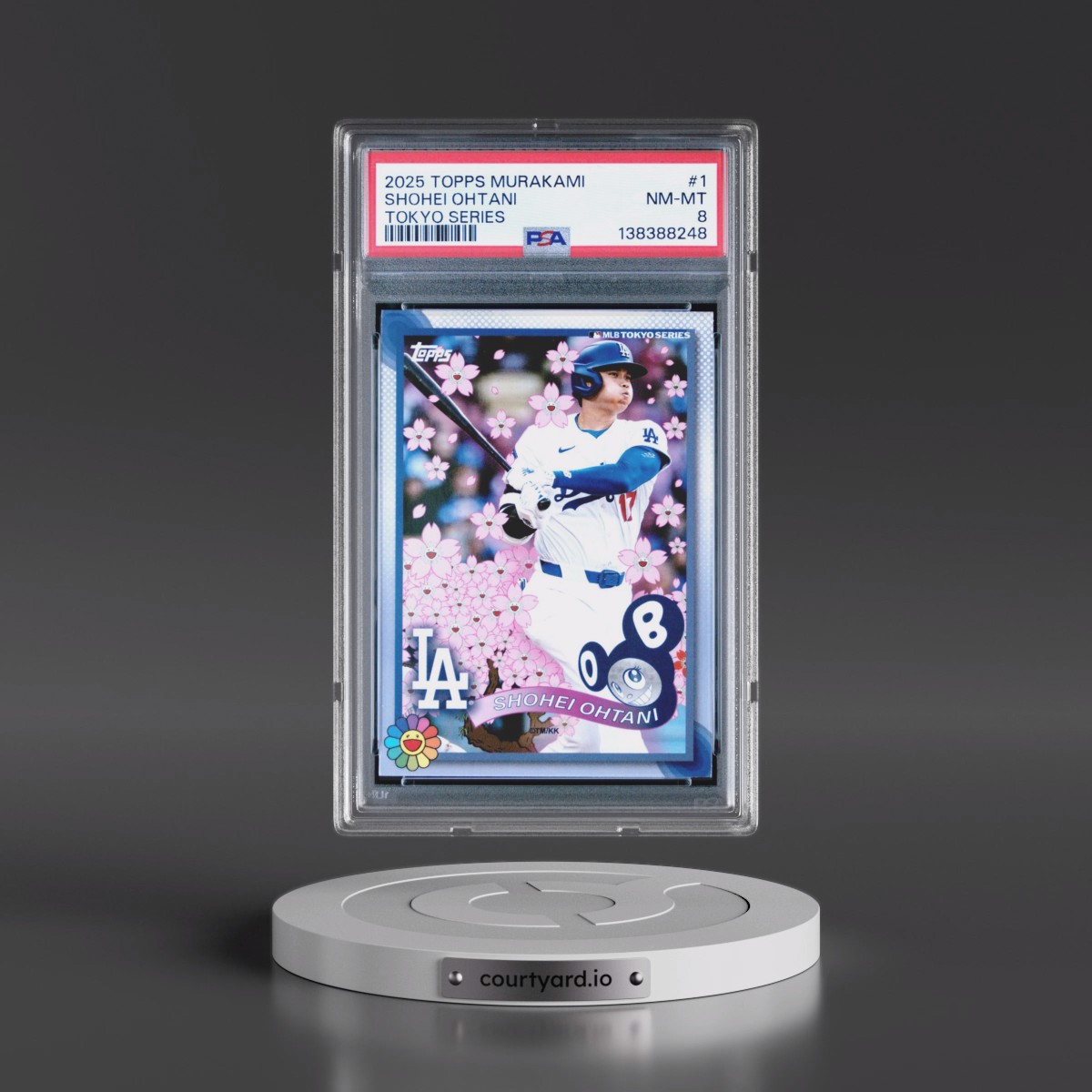 2025 Topps Takashi Murakami + MLB World Tour Tokyo Series #1 Shohei Ohtani (PSA 8 NM-MT)