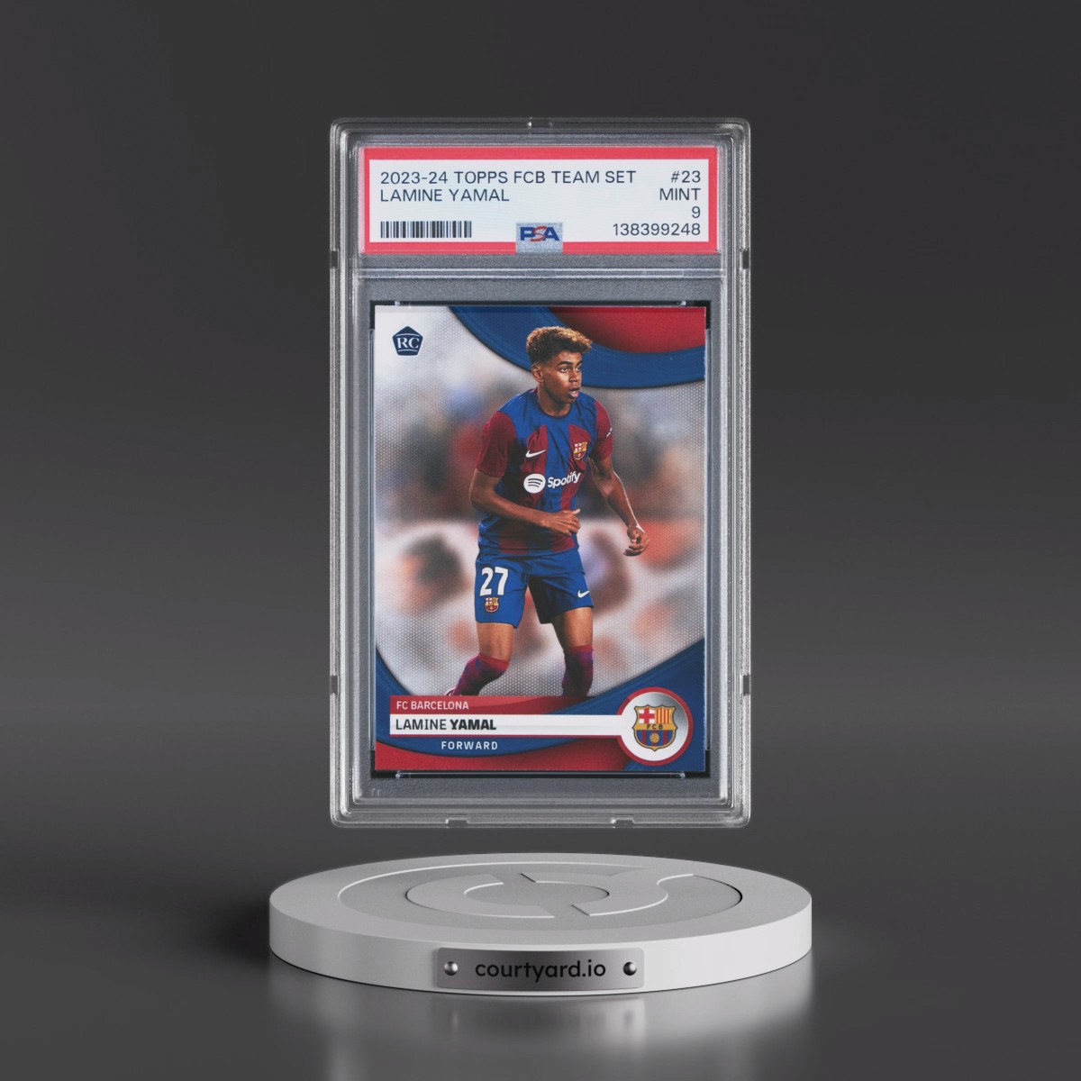 2023 Topps FC Barcelona Team Set #23 Lamine Yamal (PSA 9 MINT)