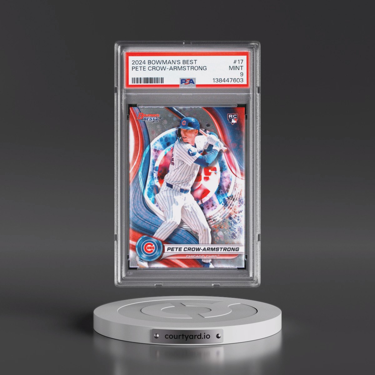 2024 Bowman's Best #17 Pete Crow-Armstrong (PSA 9 MINT)