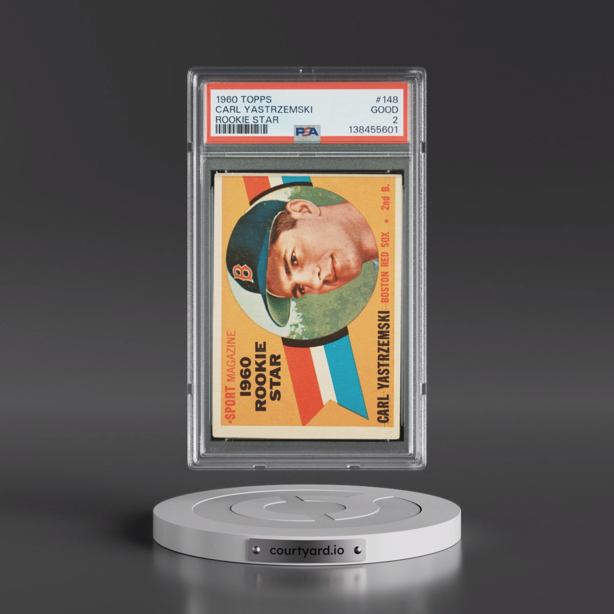 1960 Topps #148 Carl Yastrzemski - Rookie Star (PSA 2 GOOD)