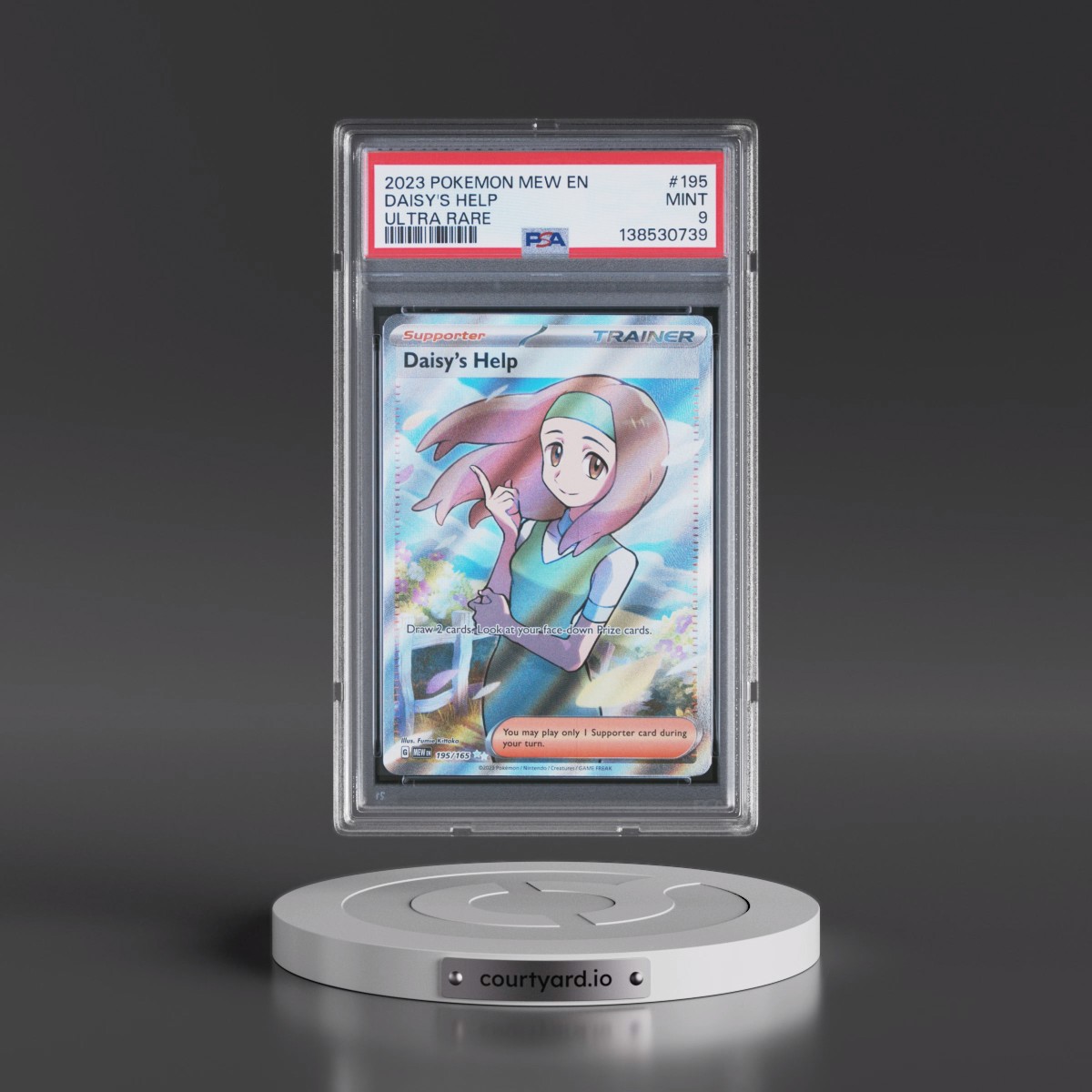 2023 Pokémon Mew EN-151 #195 Daisy's Help - Ultra Rare (PSA 9 MINT)