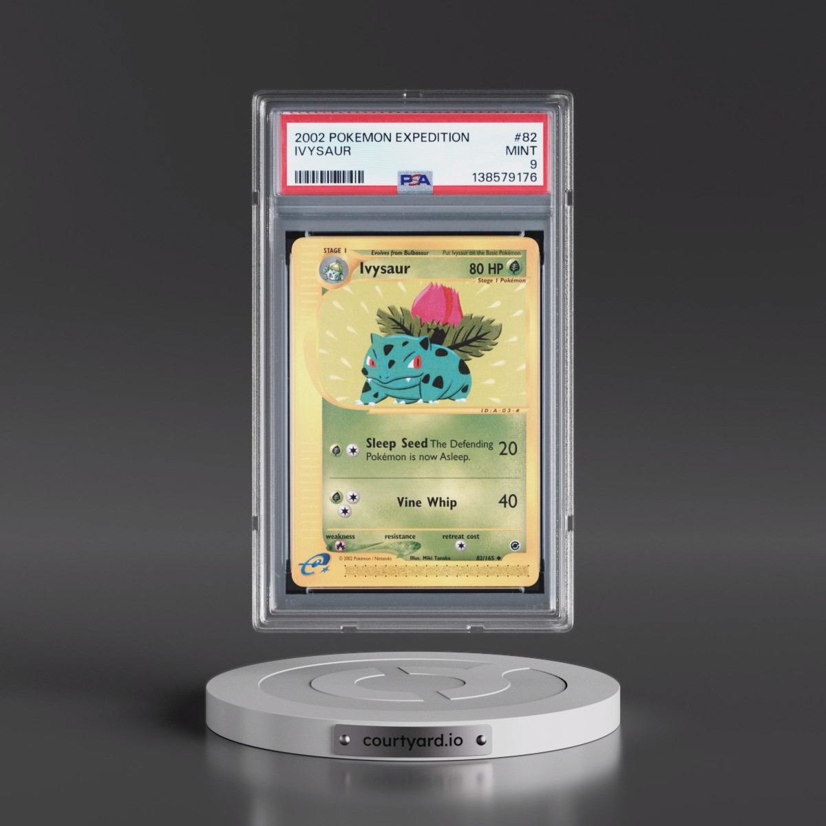 2002 Pokémon Expedition #82 Ivysaur (PSA 9 MINT)