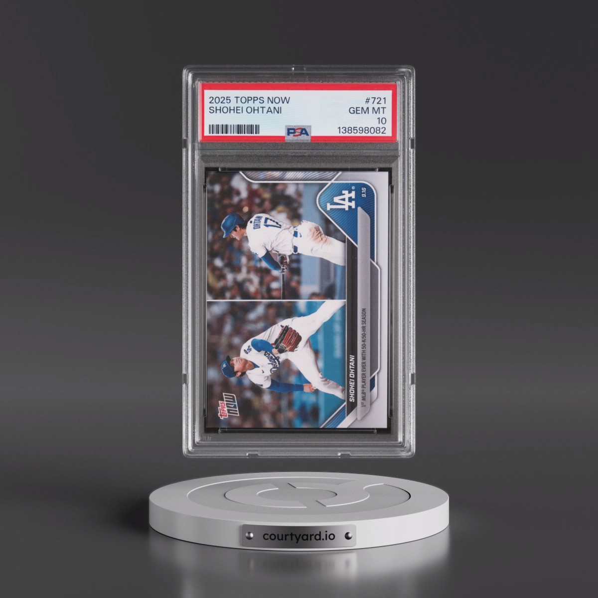 2025 Topps Now #721 Shohei Ohtani (PSA 10 GEM MINT)