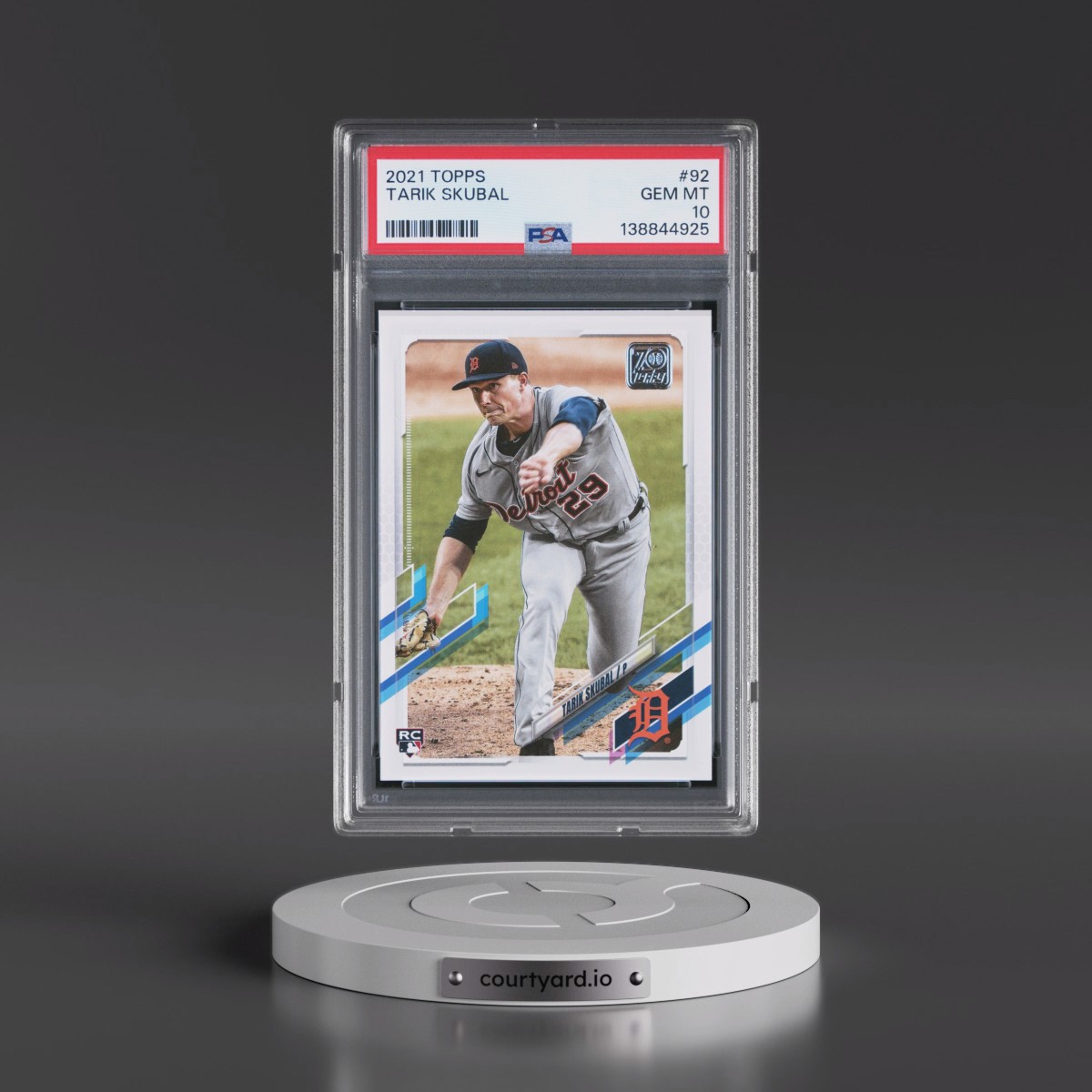 2021 Topps #92 Tarik Skubal (PSA 10 GEM MINT)
