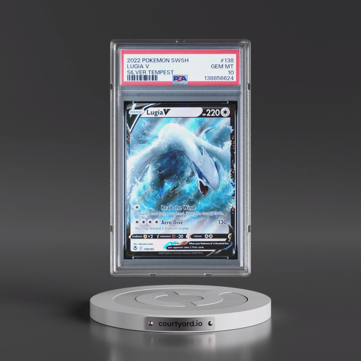 2022 Pokémon Sword & Shield Silver Tempest #138 Lugia V - Holo (PSA 10 GEM MINT)