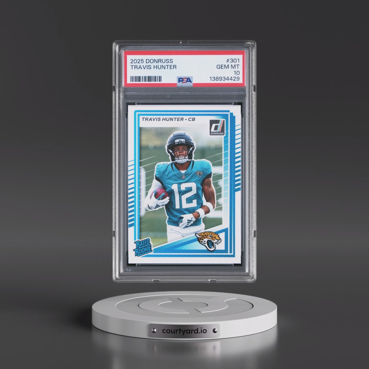 2025 Panini Donruss #301 Travis Hunter (PSA 10 GEM MINT)