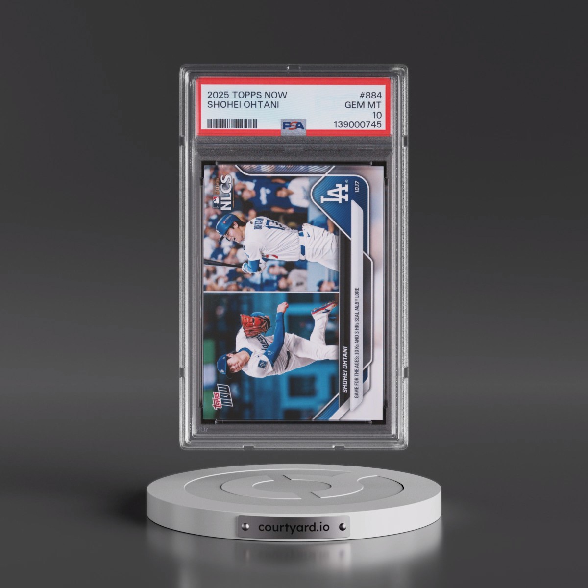 2025 Topps Now #884 Shohei Ohtani (PSA 10 GEM MINT)