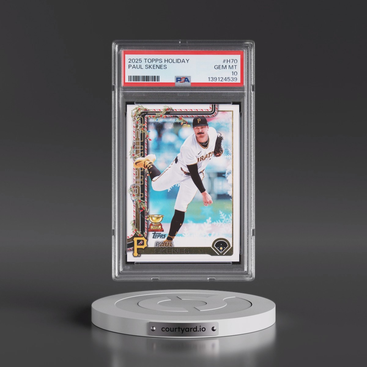 2025 Topps Holiday Paul Skenes #H70 PSA 10