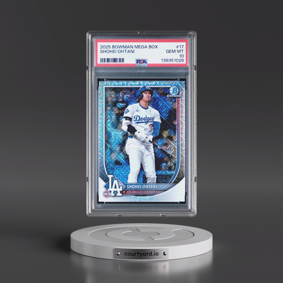 2025 Bowman Mega Box Chrome #17 Shohei Ohtani (PSA 10 GEM MINT)
