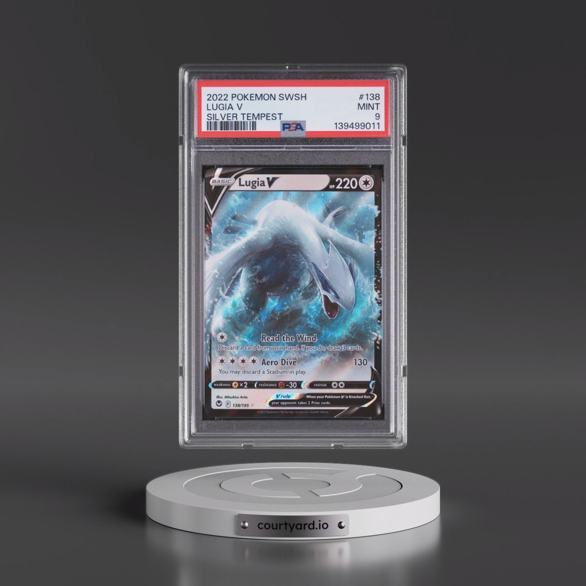 2022 Pokémon Sword & Shield Silver Tempest #138 Lugia V - Holo (PSA 9 MINT)