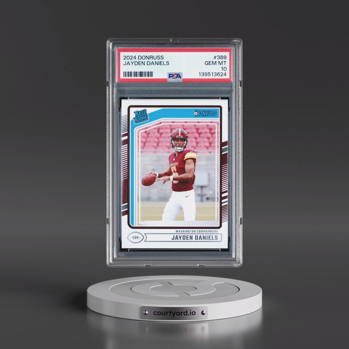 2024 Panini Donruss #389 Jayden Daniels (PSA 10 GEM MINT)