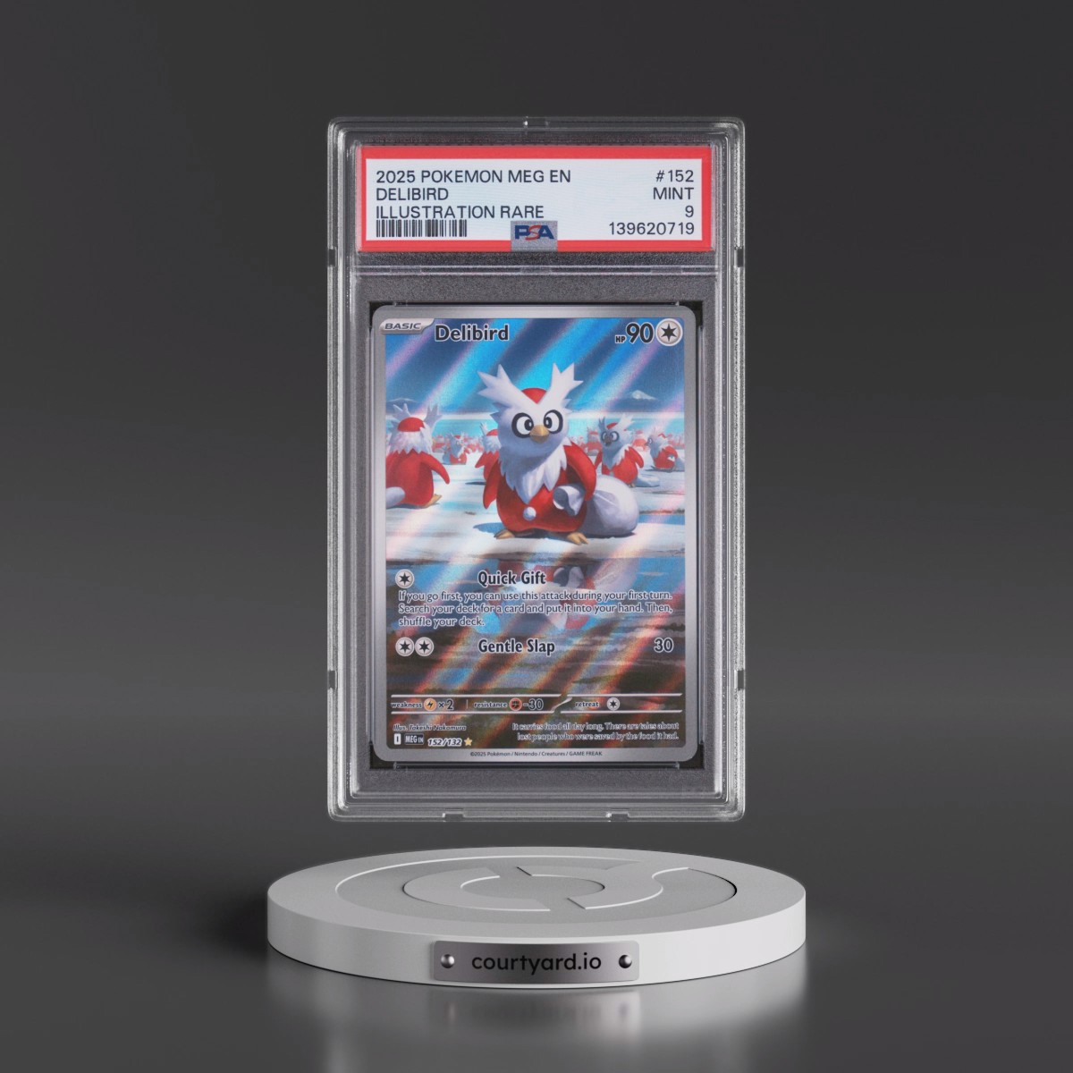 2025 Pokémon Meg EN-Mega Evolution #152 Delibird - Illustration Rare ...
