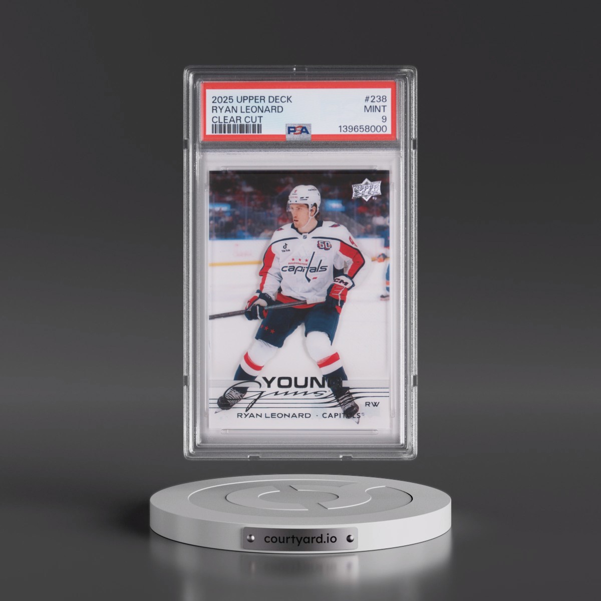 2025 Upper Deck Ryan Leonard - Clear Cut #238 PSA 9