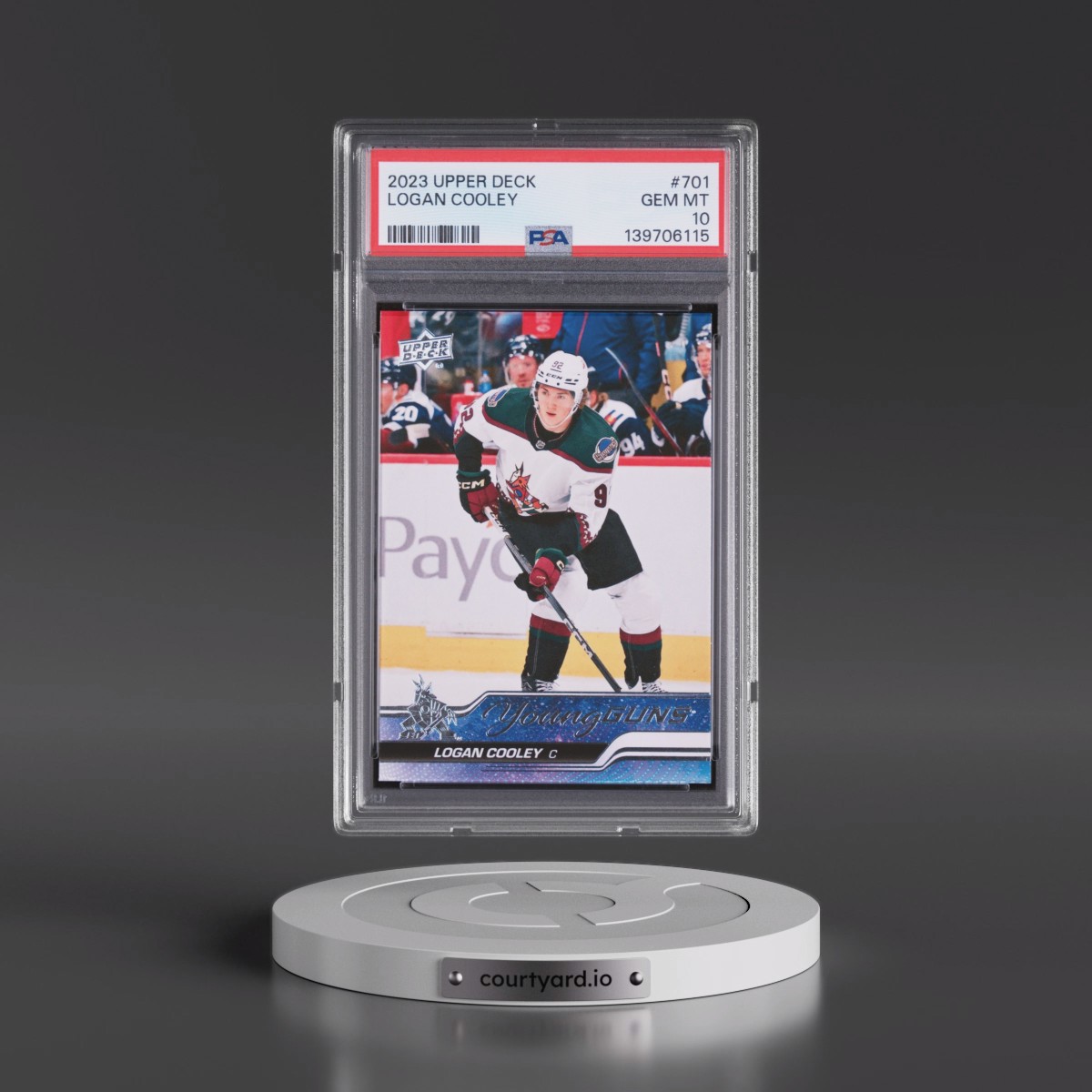 2023 Upper Deck #701 Logan Cooley (PSA 10 GEM MINT)
