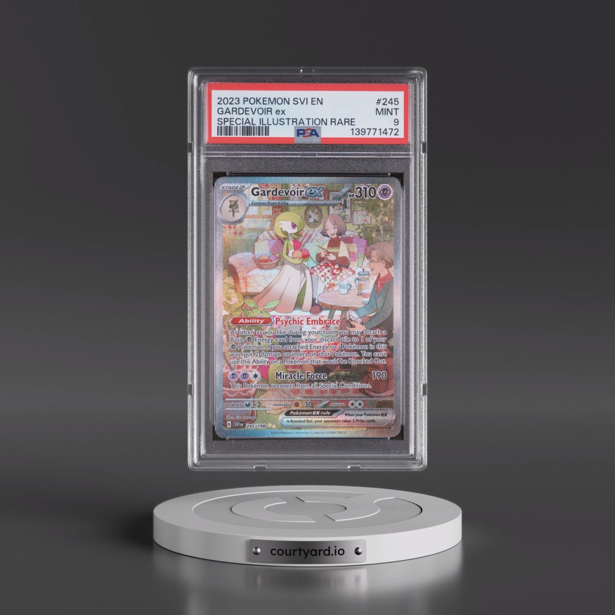 2023 Pokémon Svi EN-Scarlet & Violet #245 Gardevoir EX - Holo Special Illustration Rare (PSA 9 MINT)