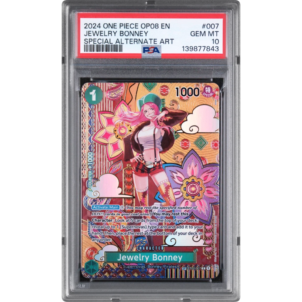 Jewelry Bonney card artwork
