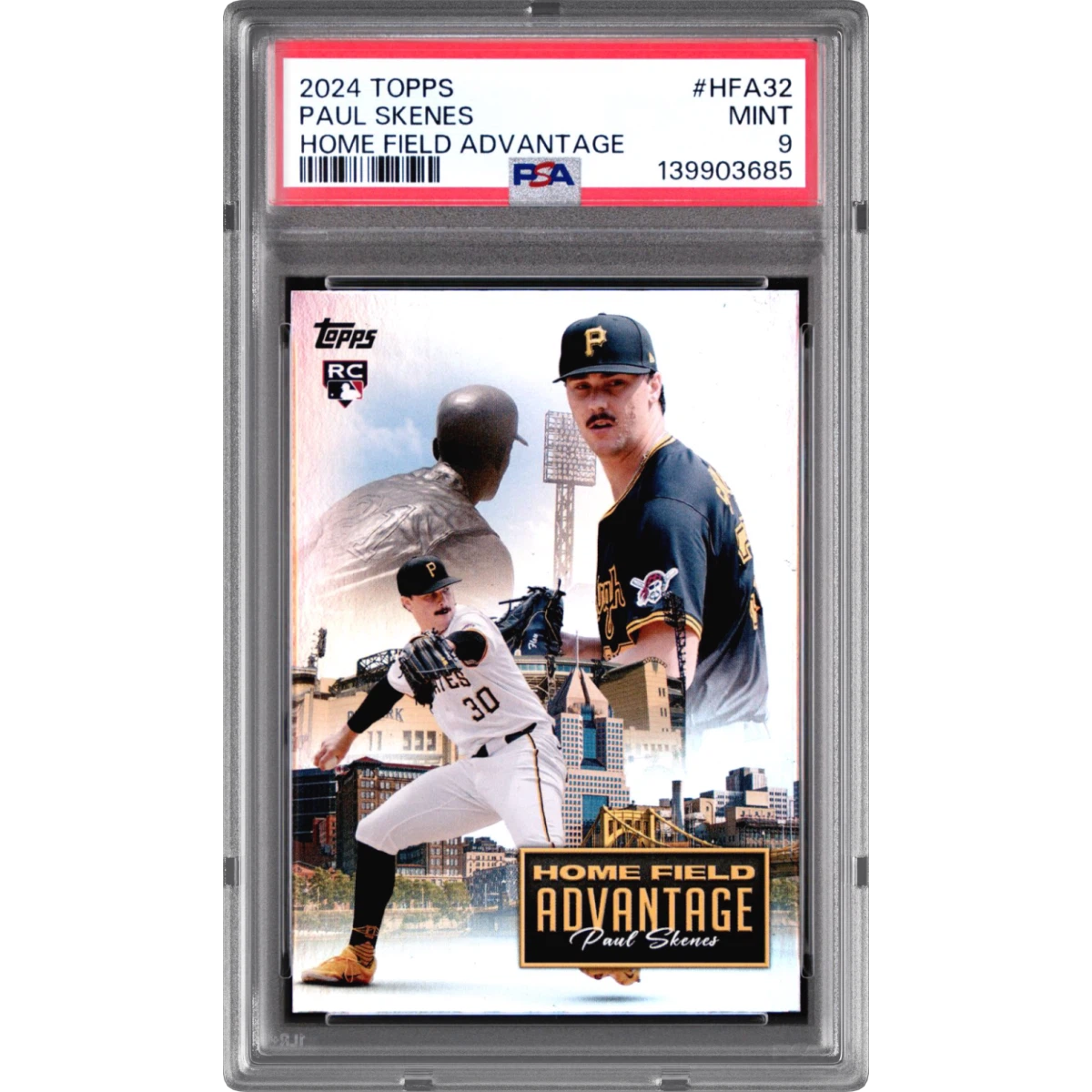 2024 Topps Home Field Advantage #HFA32 Paul Skenes - Update (PSA 9 MINT)
