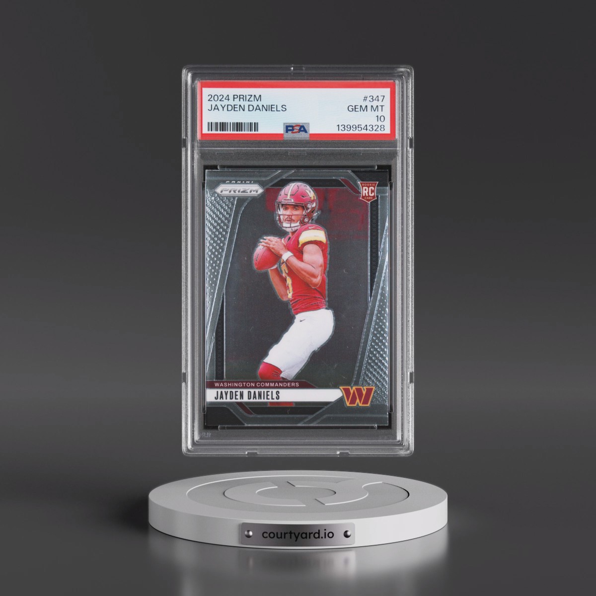 2024 Panini Prizm #347 Jayden Daniels (PSA 10 GEM MINT)