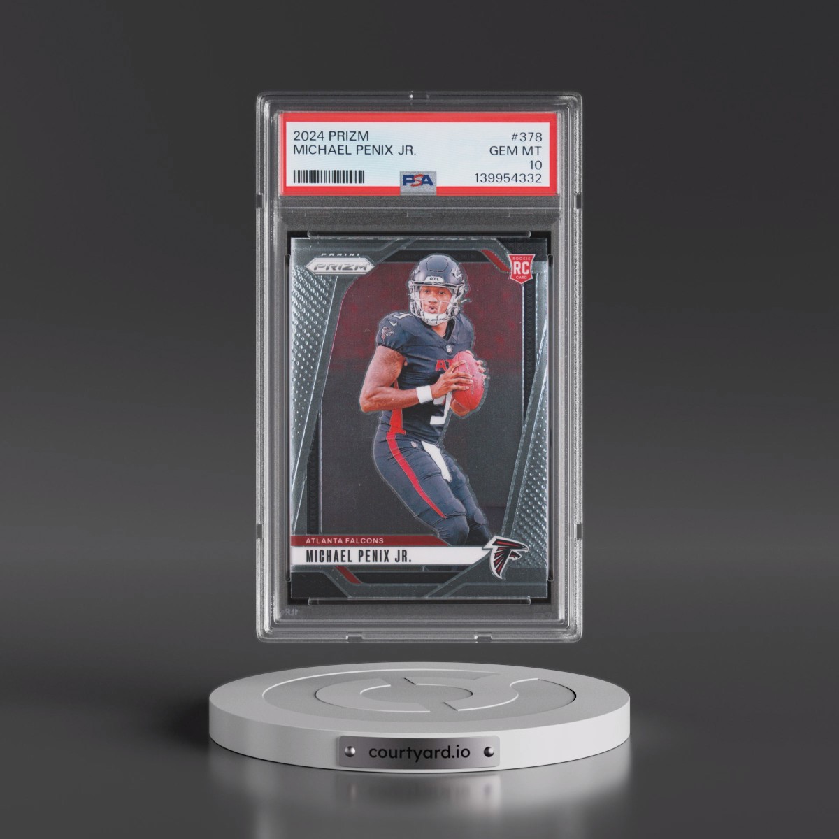 2024 Panini Prizm #378 Michael Penix Jr. (PSA 10 GEM MINT)