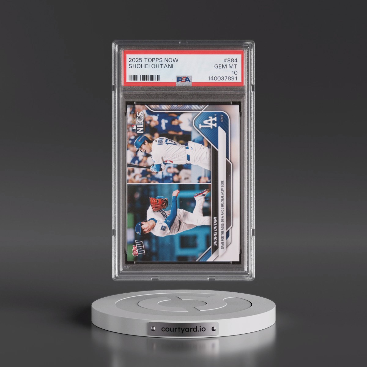 2025 Topps Now #884 Shohei Ohtani (PSA 10 GEM MINT)