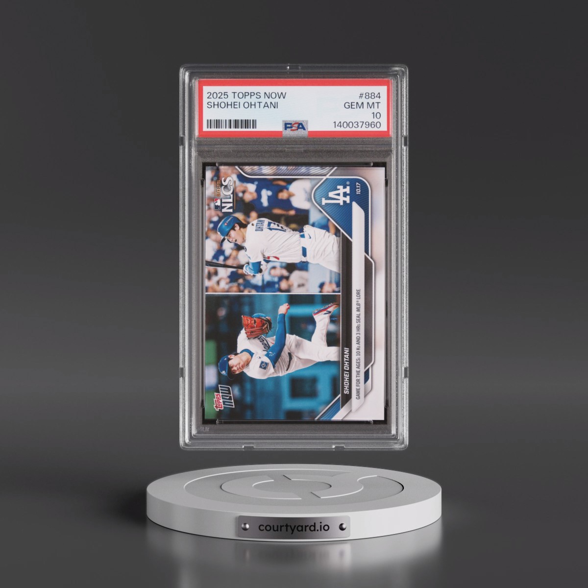 2025 Topps Now #884 Shohei Ohtani (PSA 10 GEM MINT)