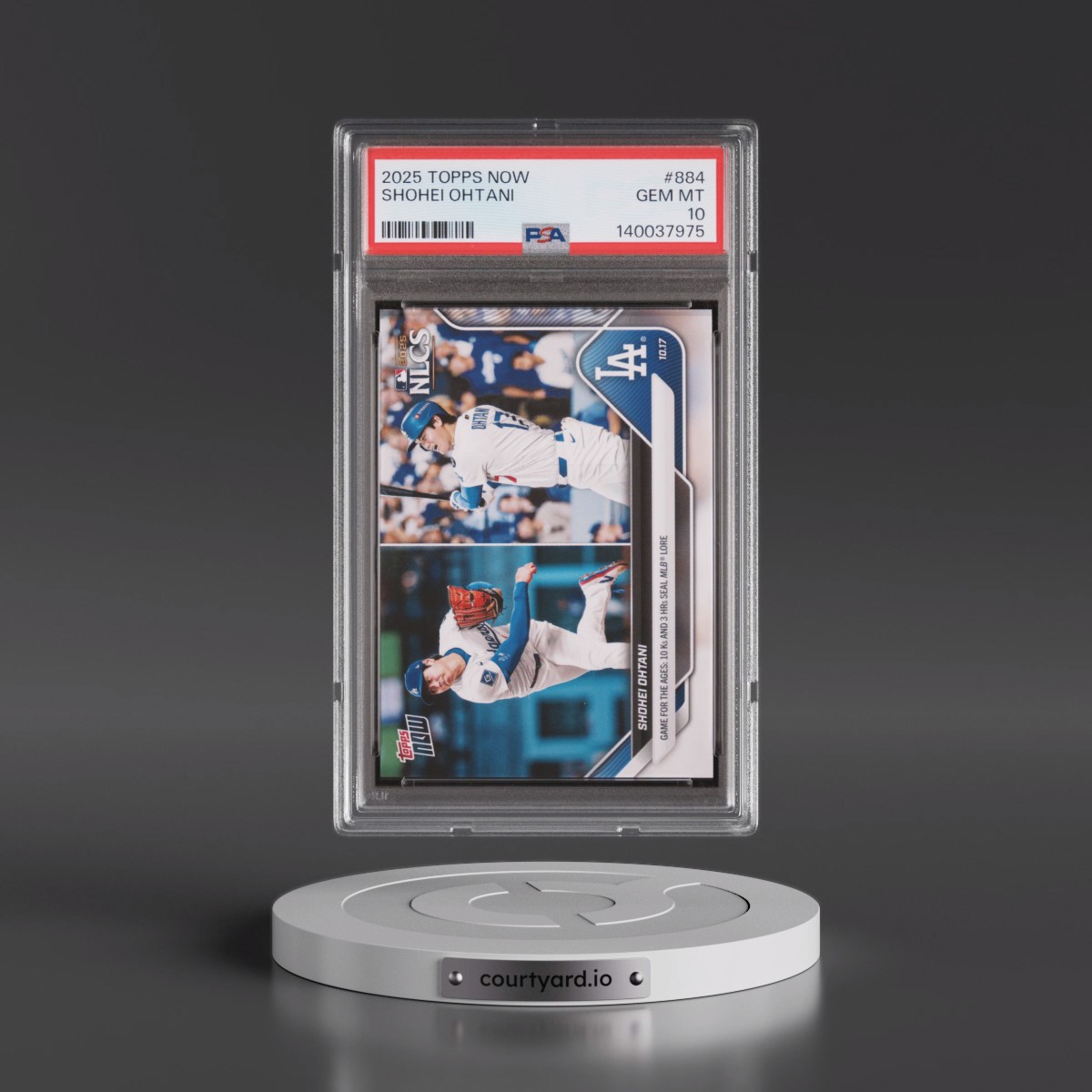2025 Topps Now #884 Shohei Ohtani (PSA 10 GEM MINT)
